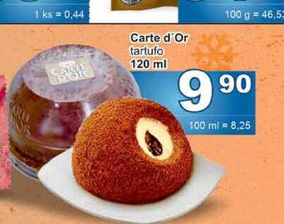 Carte d'Or tartufo 120 ml
