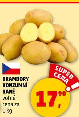 BRAMBORY KONZUMNÍ RANÉ, 1 kg 