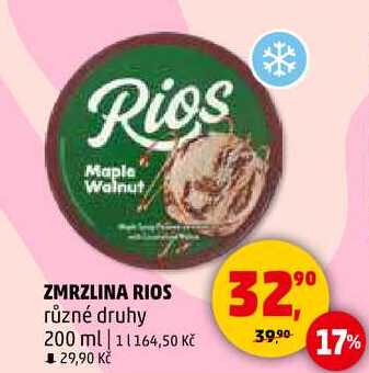ZMRZLINA RIOS různé druhy, 200 ml 