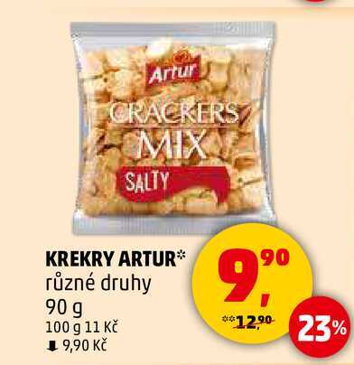KREKRY ARTUR různé druhy, 90 g  