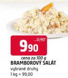 Bramborový salát 100g vybrané druhy 