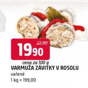Varmuža Závitky v rosolu 100g