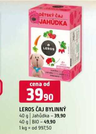 Leros čaj bylinný 40g