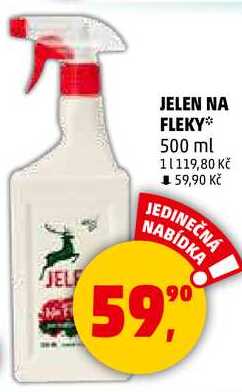 JELEN NA FLEKY, 500 ml 