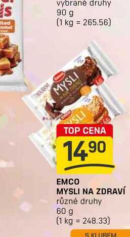 EMCO MYSLI NA ZDRAVÍ různé druhy 60 g 