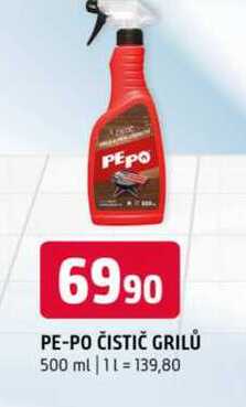 PE-PO čistič grilů 500 ml 