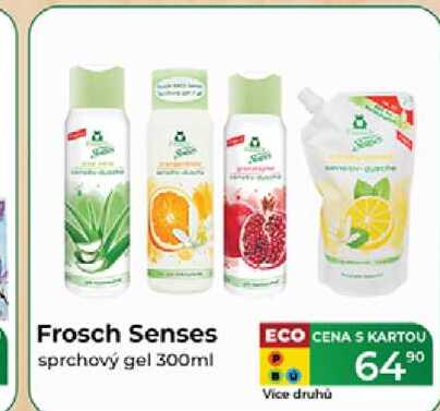 Frosch Senses sprchový gel 300ml 