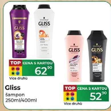 Gliss šampon 250ml/400ml  