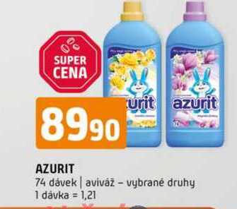 Azurit 74 dávek aviváž vybrané druhy