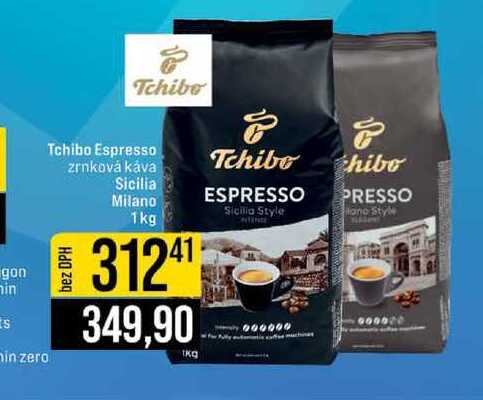 Tchibo Espresso zrnková káva Sicilia Milano 1kg