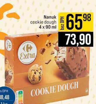 Nanuk cookie dough 4 x 90 ml 