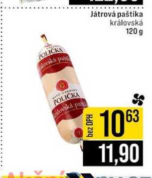 Játrová paštika královská 120 g