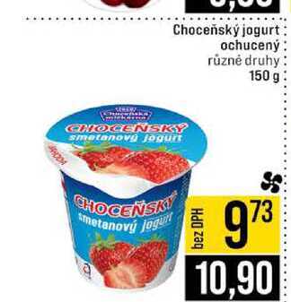 Choceňský jogurt ochucený různé druhy 150 g 