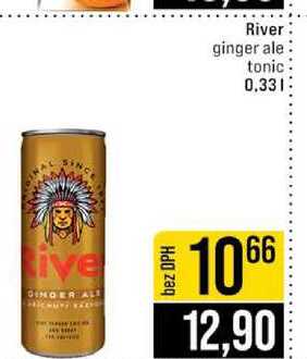 River ginger ale tonic 0.33l