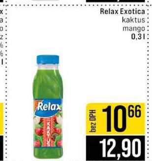 Relax Exotica kaktus mango 0,3l