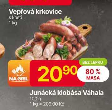Váhala Junácká klobása 100 g