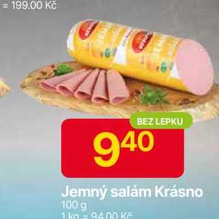 Jemný salám Krásno 100 g 