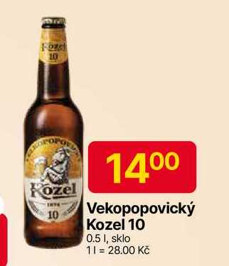 Velkopopovický Kozel 10° 0.5 l, sklo