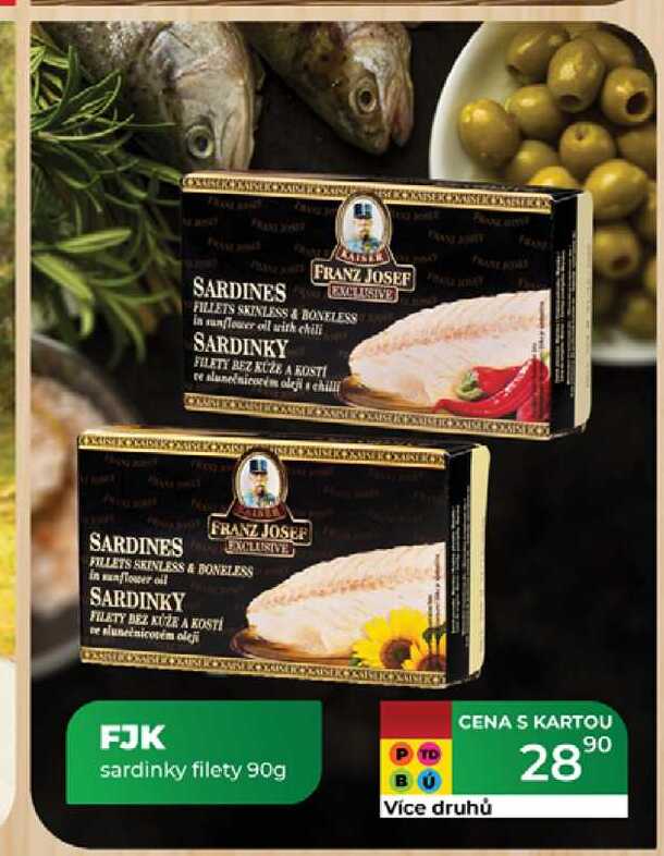 FJK sardinky filety 90g  