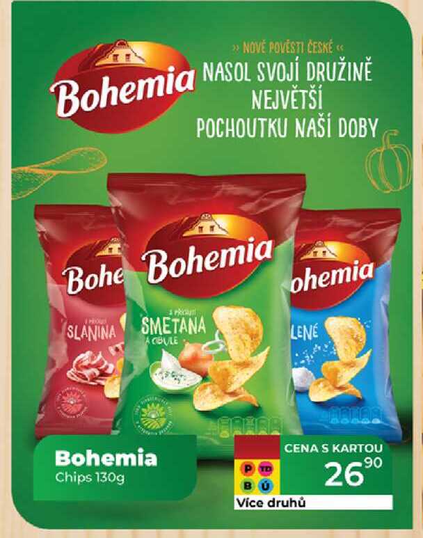 Bohemia Chips 130g 