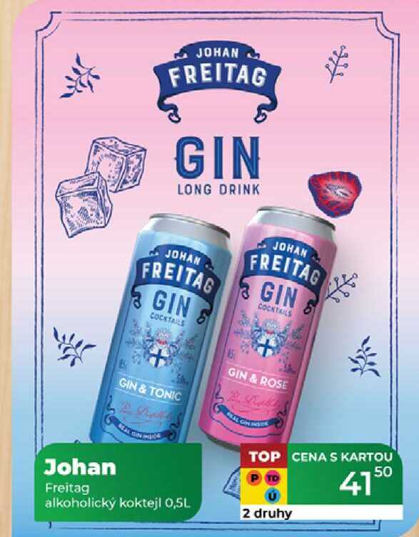 Johan Freitag alkoholický koktejl 0,5L 