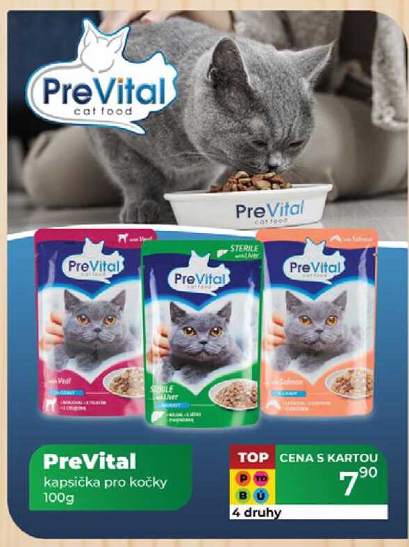 PreVital kapsička pro kočky 100g  