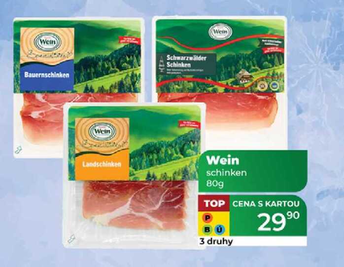 Wein schinken 80g 