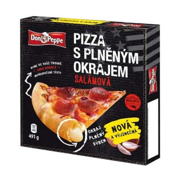 Don Peppe Pizza s plněným okrajem Salámová