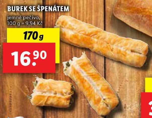 BUREK SE ŠPENÁTEM, 170 g