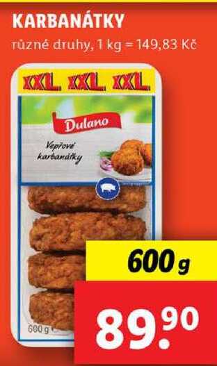 KARBANÁTKY, 600 g