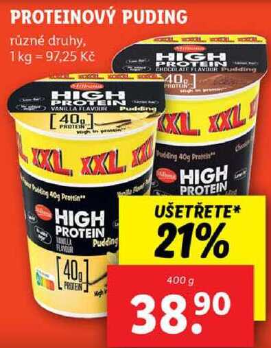 PROTEINOVÝ PUDING, 400 g