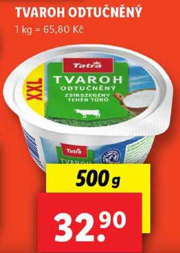 TVAROH ODTUČNĚNÝ, 500 g