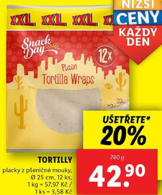 TORTILLY, 740 g