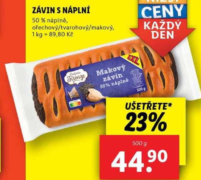 ZÁVIN S NÁPLNÍ, 500 g
