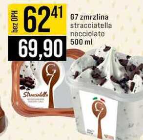 67 zmrzlina stracciatella nocciolato 500 ml 