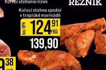 Kuřecí stehna spodní v tropické marinádě 1kg
