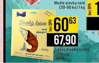 Losos divoký uzený 100 g