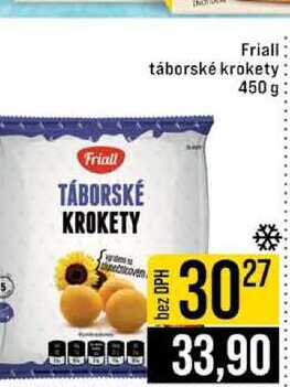 Friall táborské krokety 450 g