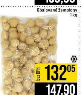 Obalované žampiony 1kg