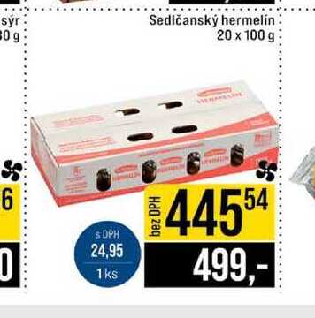 Sedlčanský hermelín 20 x 100 g