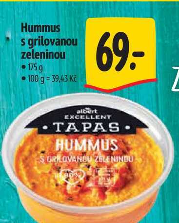 Hummus s grilovanou zeleninou 175g 
