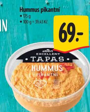  Hummus pikantní 175 g 