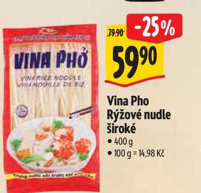  Vina Pho Rýžové nudle širok  400g  