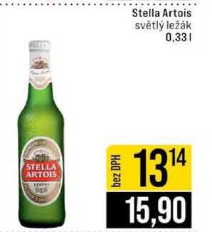 Stella Artois světlý ležák 0,33l