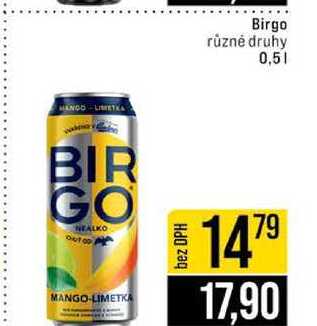 Birgo různé druhy 0,5l