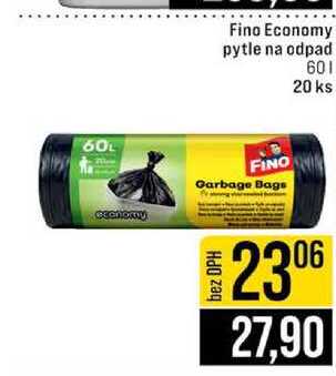 Fino Economy pytle na odpad 60l 20 ks