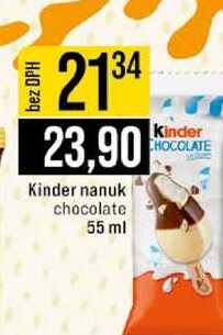 Kinder nanuk chocolate 55 ml