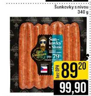 Šunkovky s nivou 340 g