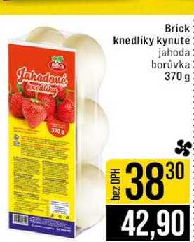 Brick knedlíky kynuté jahoda borůvka 370 g 