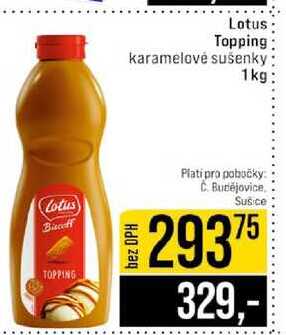 Lotus Topping karamelové sušenky 1 kg